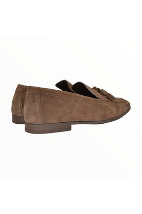 mocassino nabuk pon pon------------- FRAU | 34D4-TESTA DI MORO